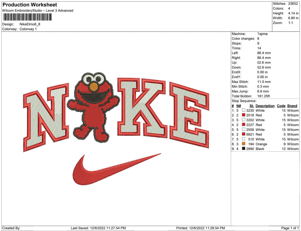 Nike Elmo