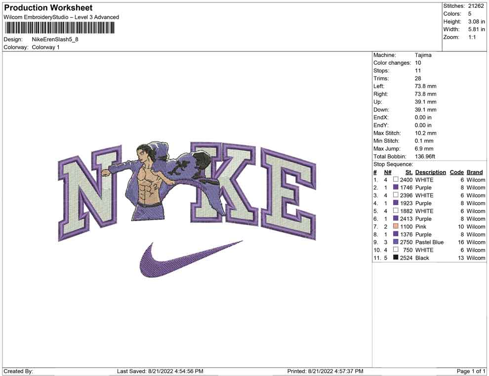 Nike eren slash