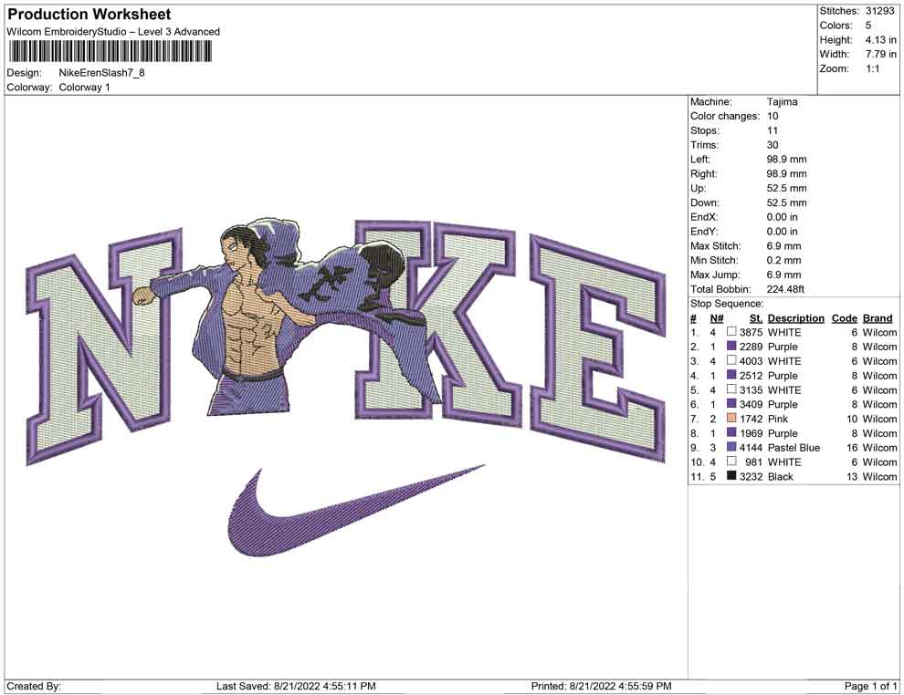 Nike eren slash