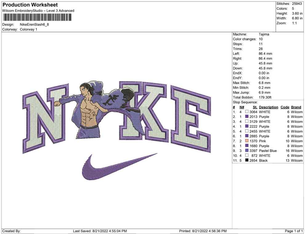 Nike eren slash