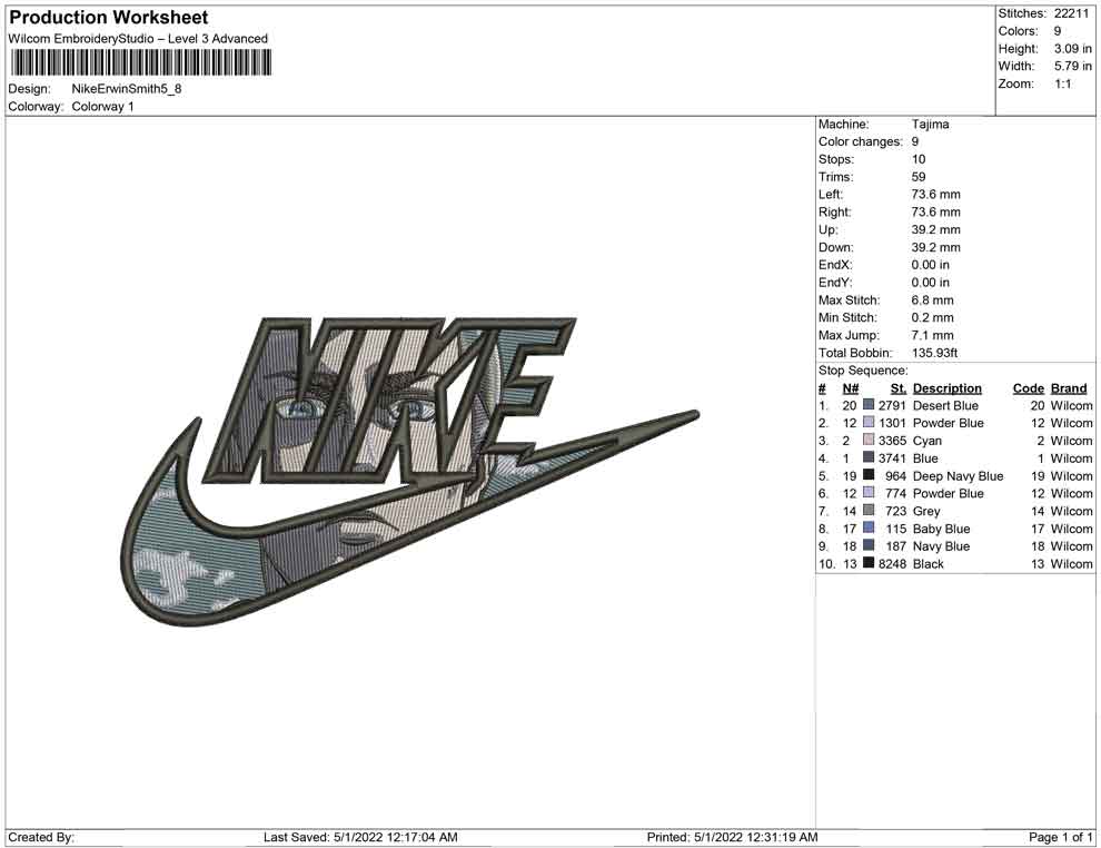 Nike Erwin Smith