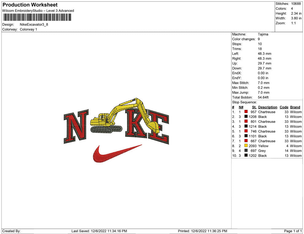Nike Excavator