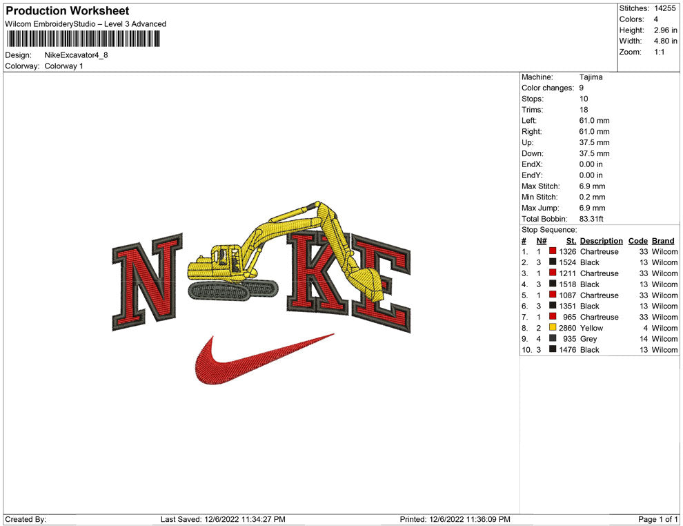 Nike Excavator