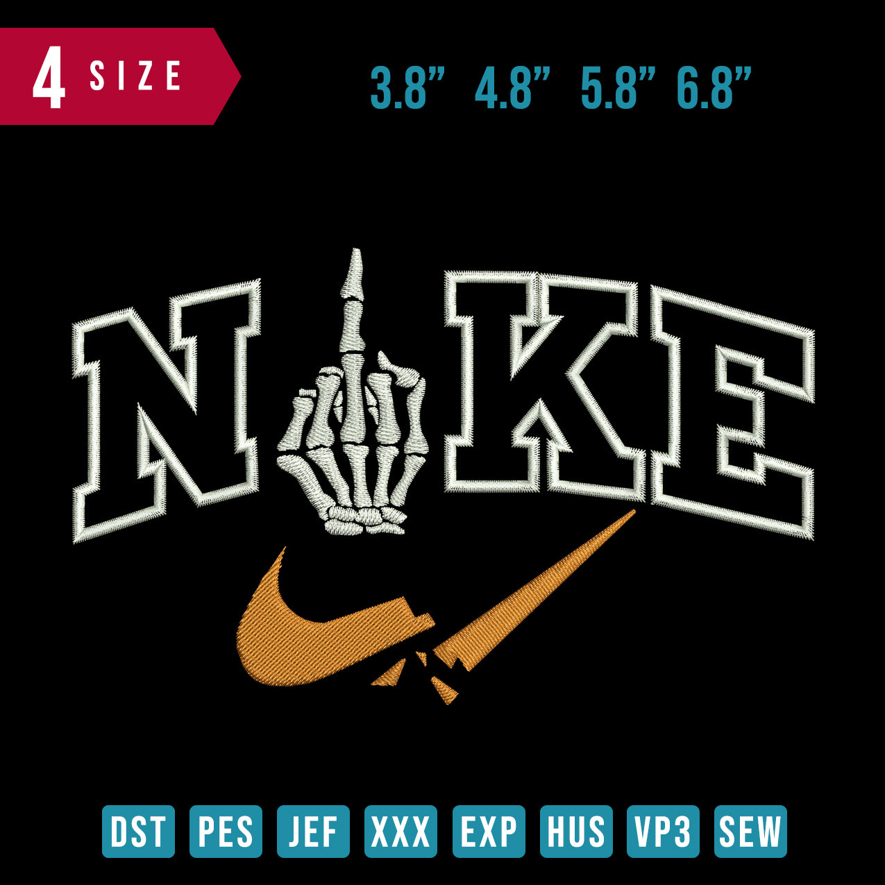 Nike Finger Skeleton