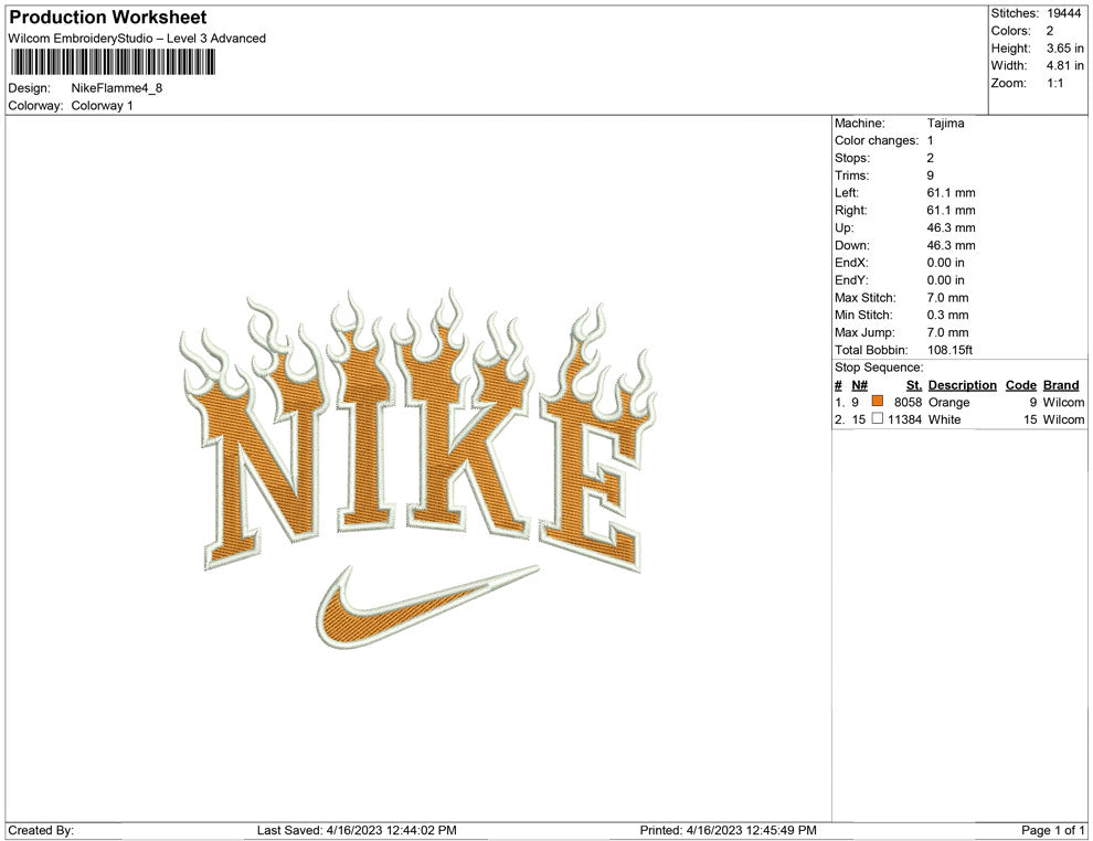 Nike Flamme