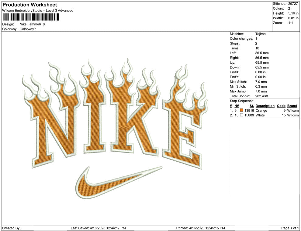 Nike Flamme