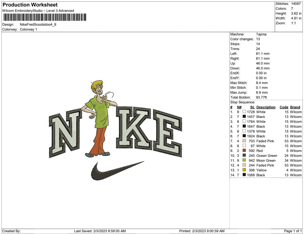 Nike Fred Scoobidoo