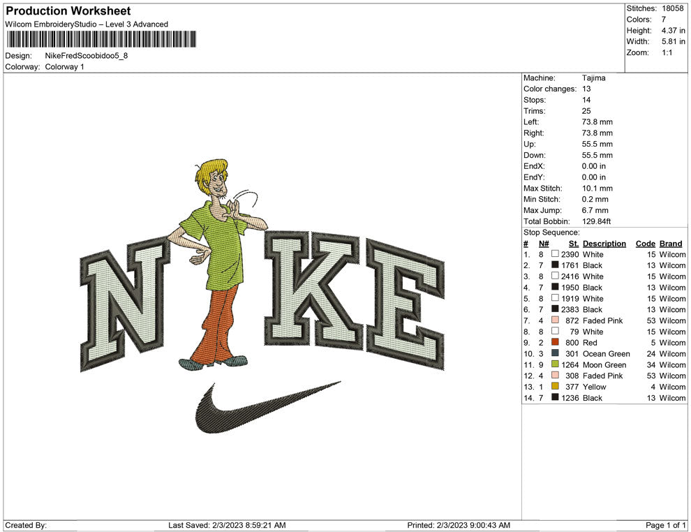 Nike Fred Scoobidoo
