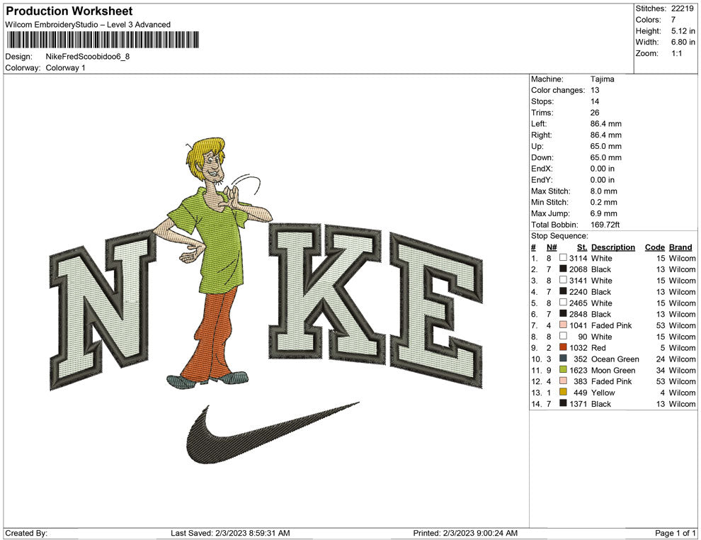 Nike Fred Scoobidoo