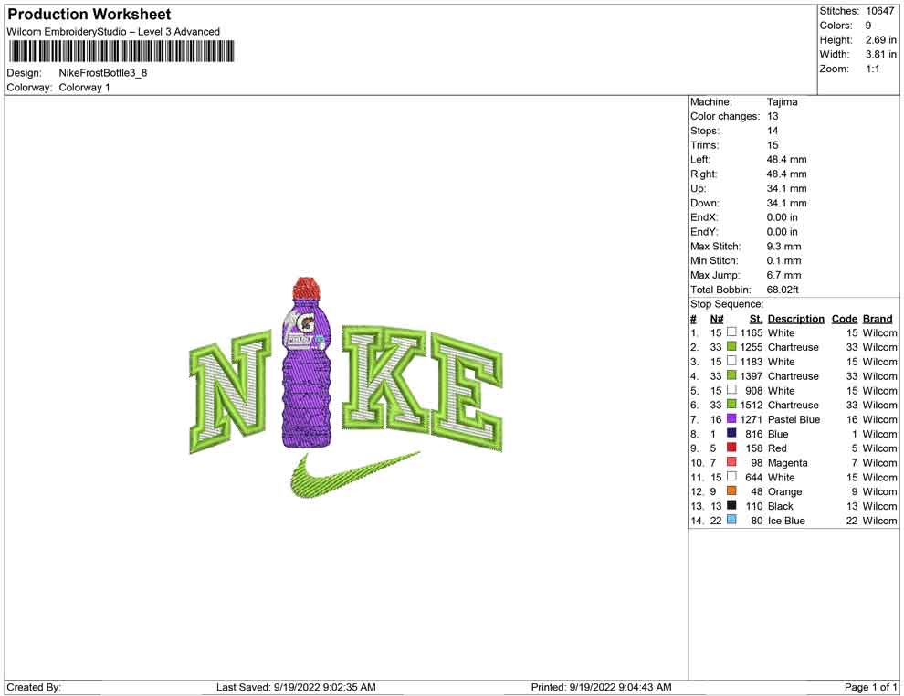 Nike Frost Bottle