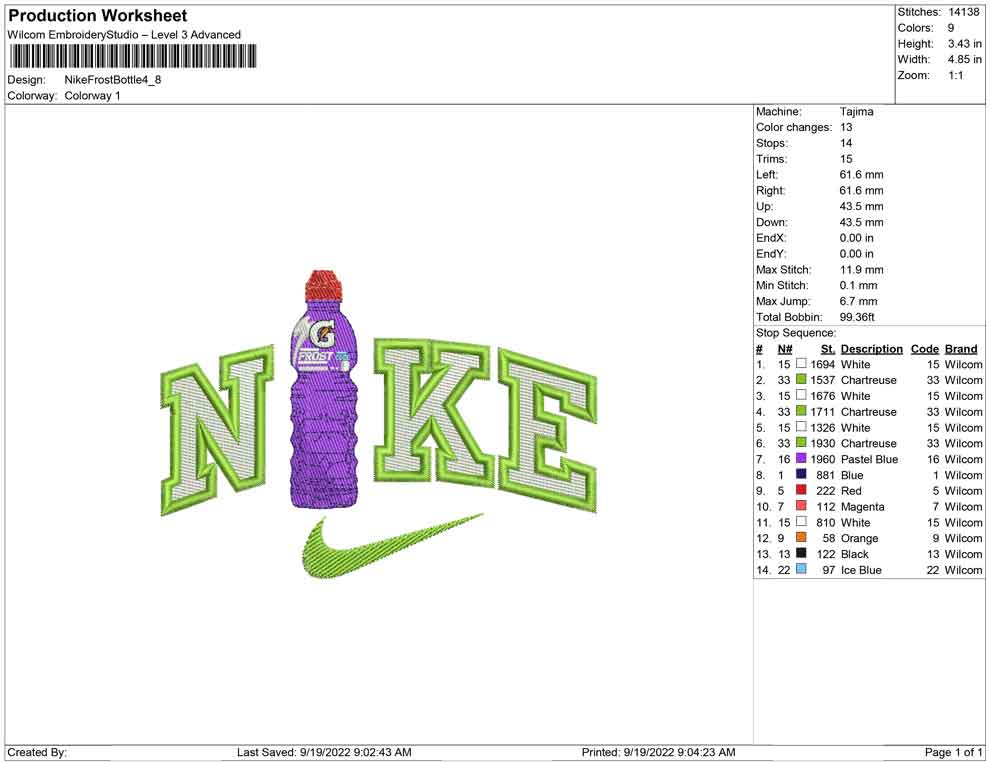 Nike Frost Bottle