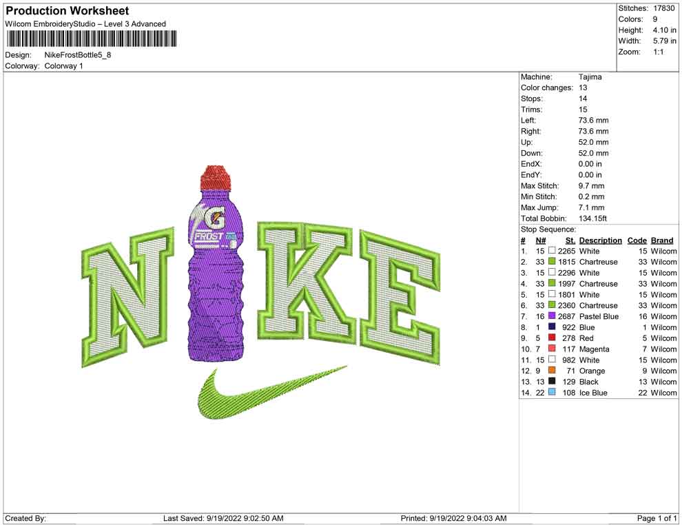 Nike Frost Bottle
