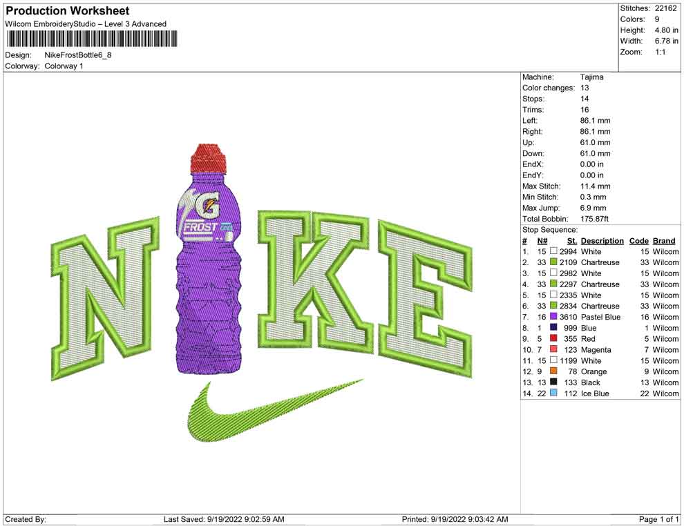 Nike Frost Bottle