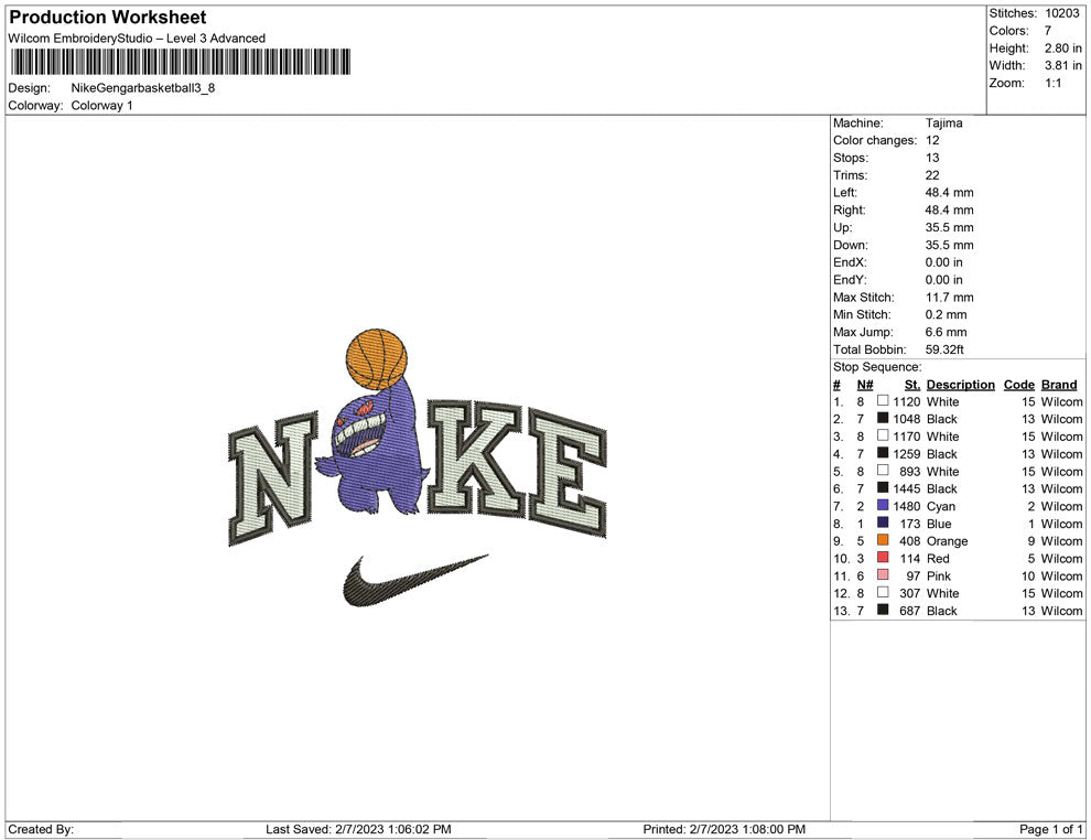 Nike Gengar Basketball