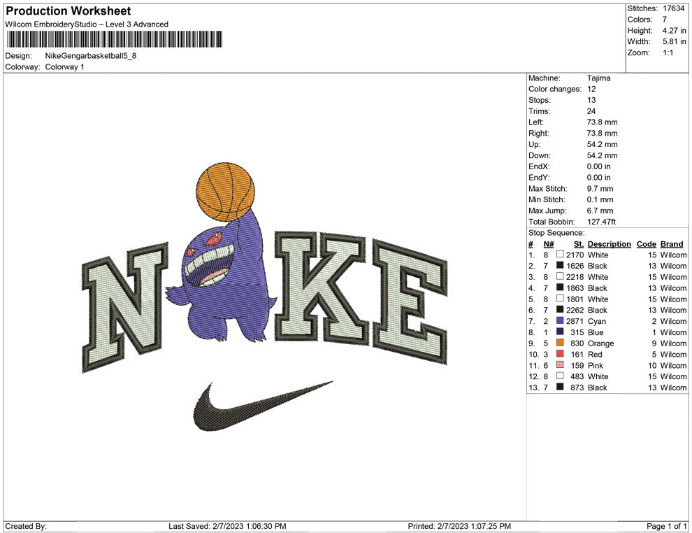 Nike Gengar Basketball