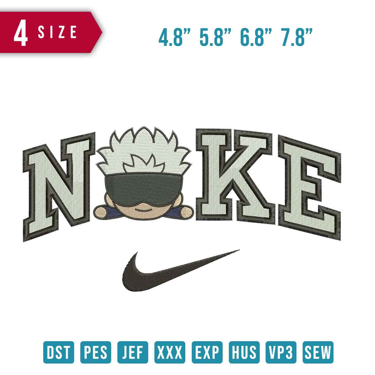 Nike Gojo Chibi Face
