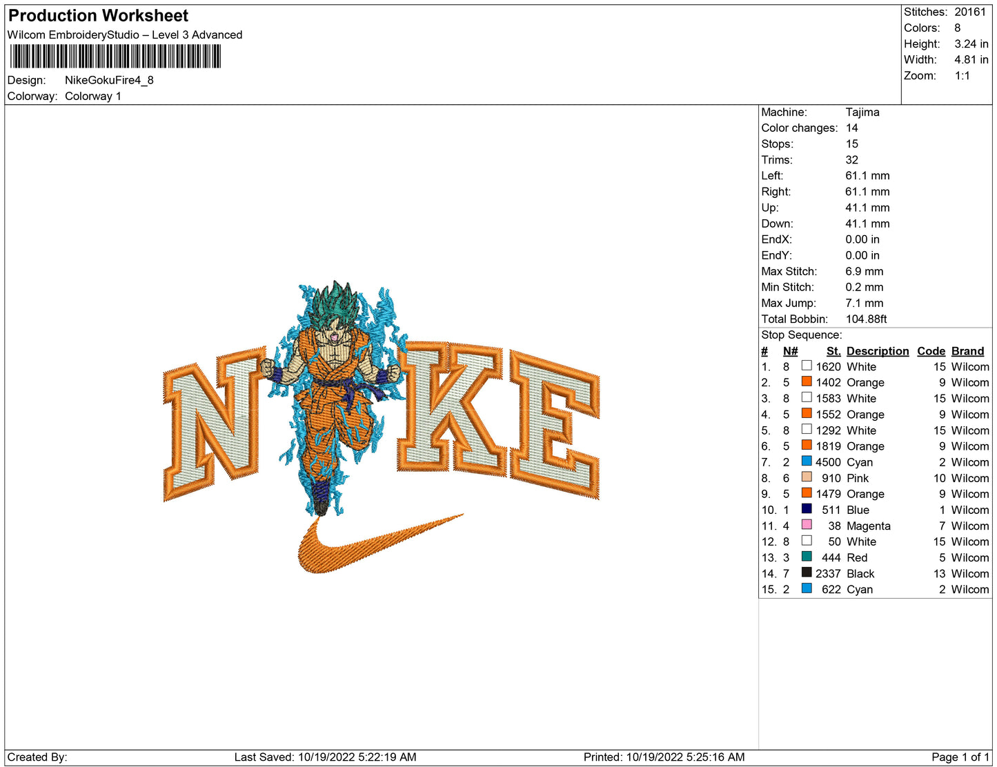 Nike Goku Fire