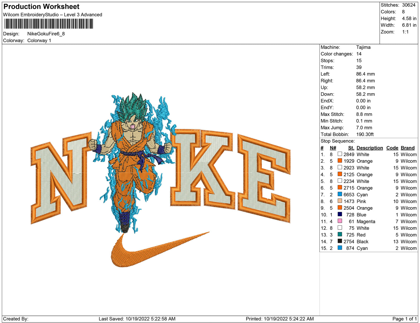 Nike Goku Fire