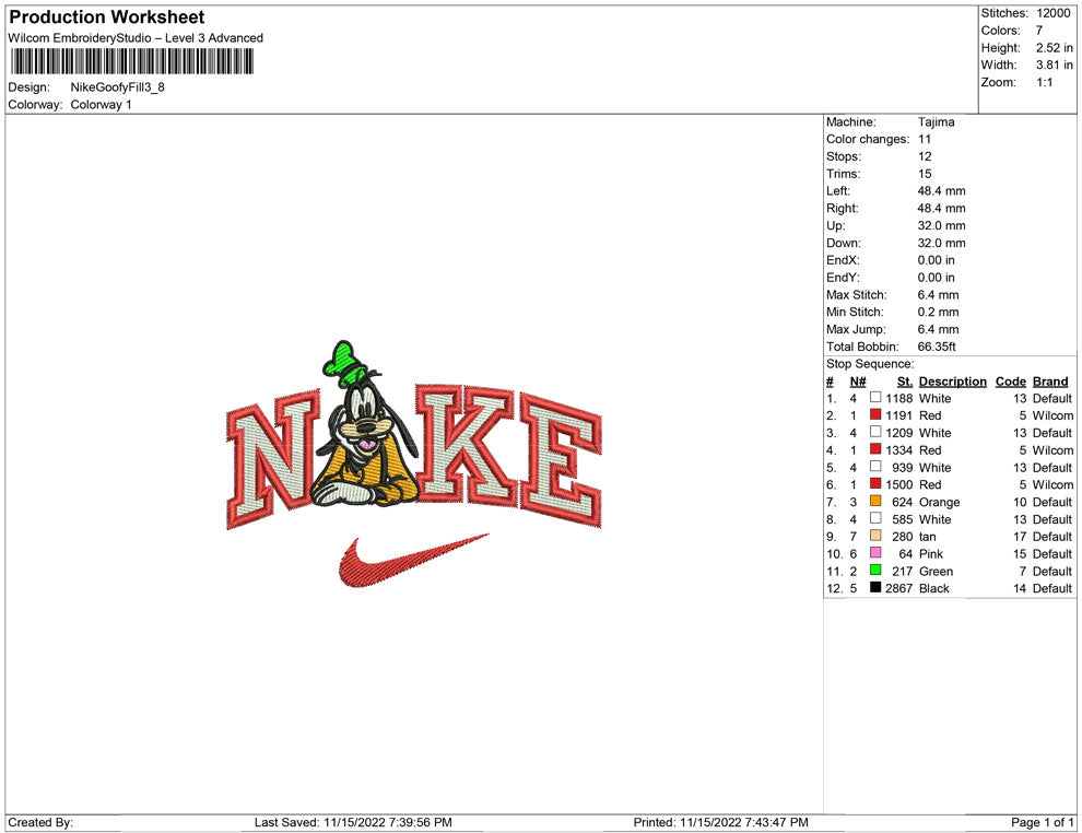 Nike Fill Goofy