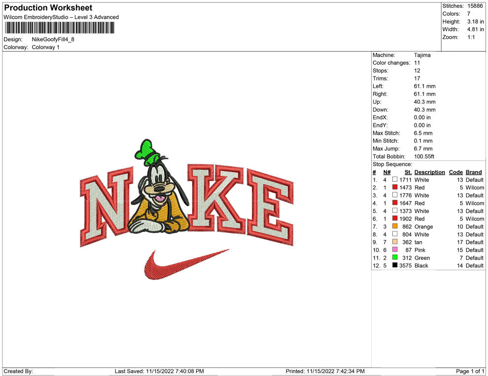 Nike Fill Goofy