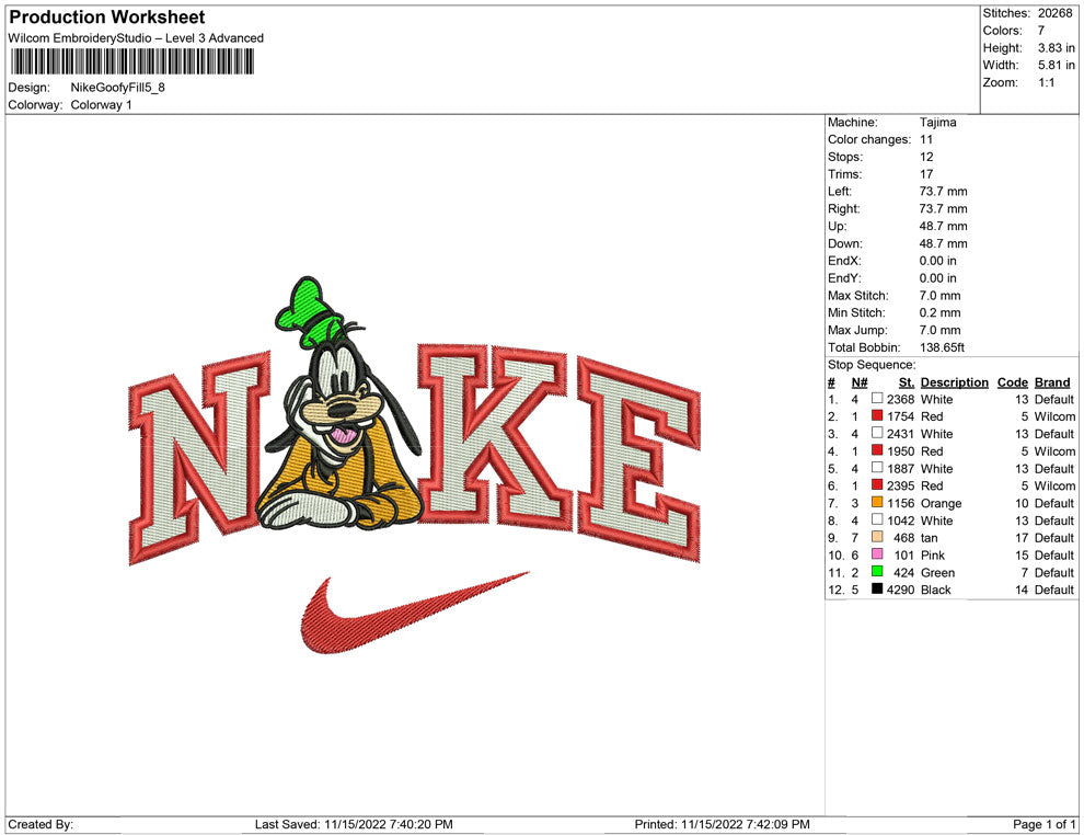 Nike Fill Goofy