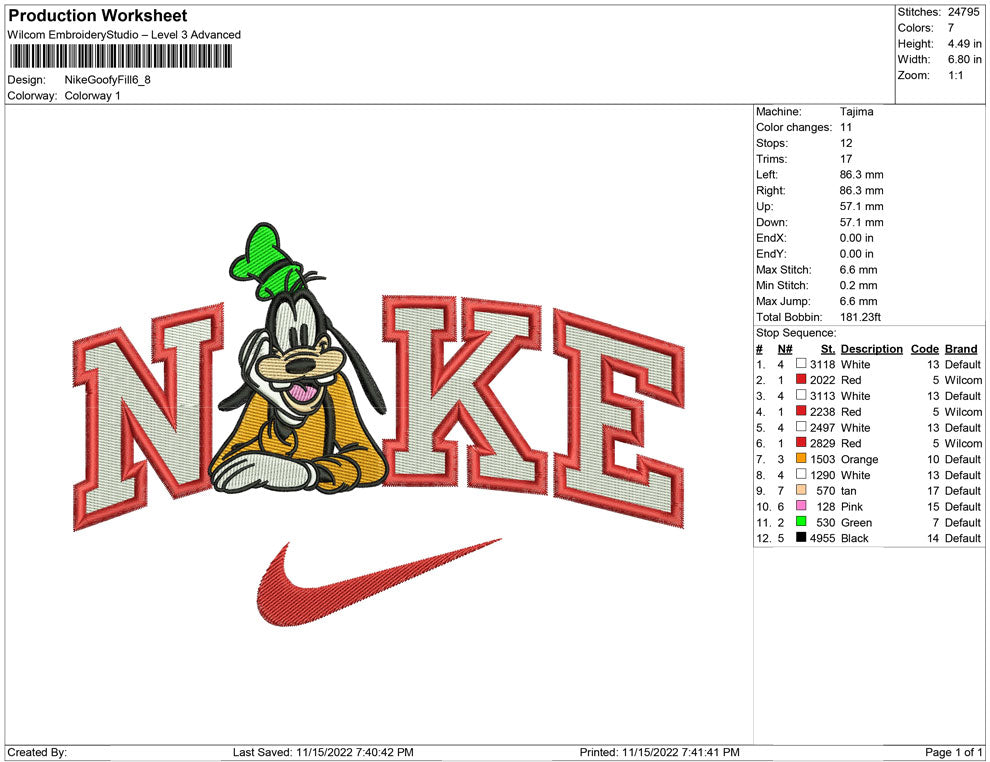 Nike Fill Goofy