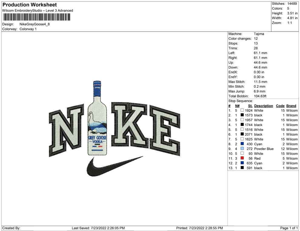 Nike Grey Goose
