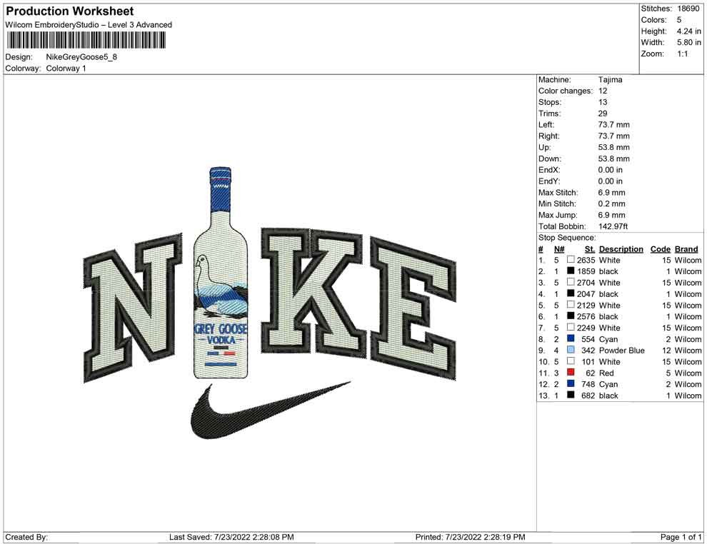 Nike Grey Goose