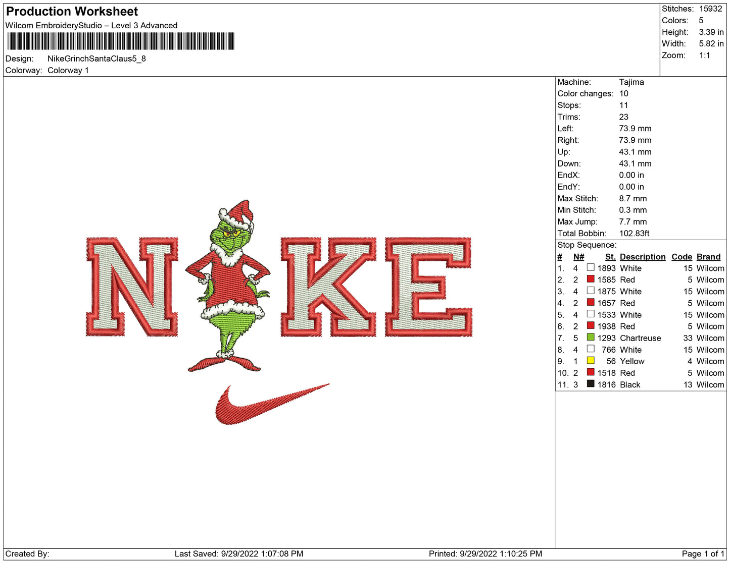 Nike Grinch Santa Claus