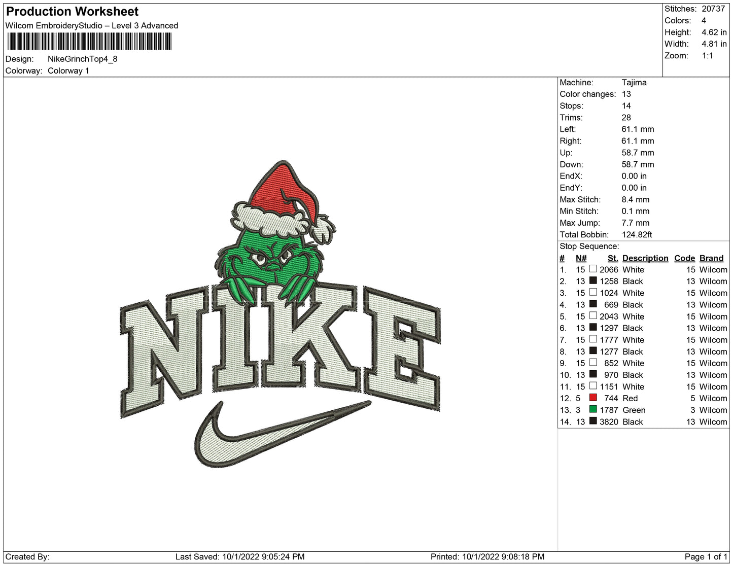 Nike Grinch Top