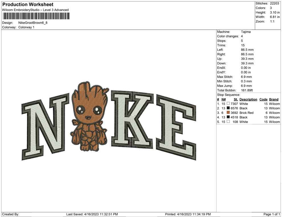 Nike Groot brown