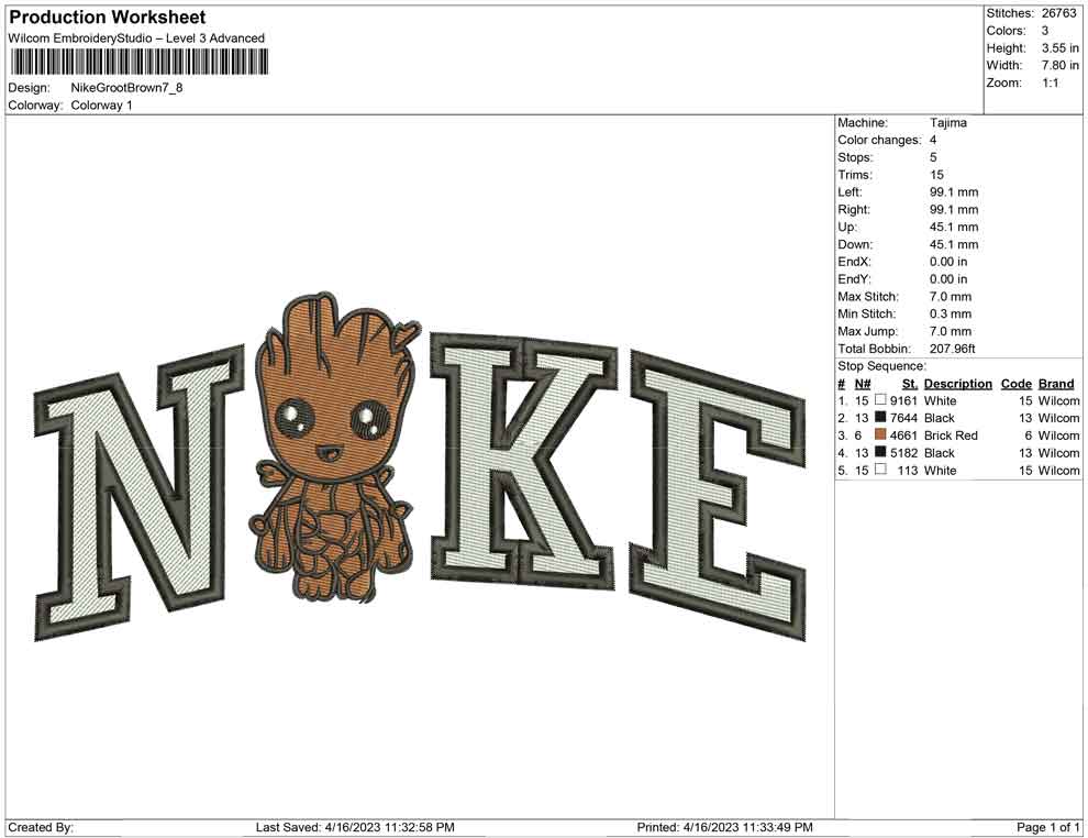 Nike Groot brown