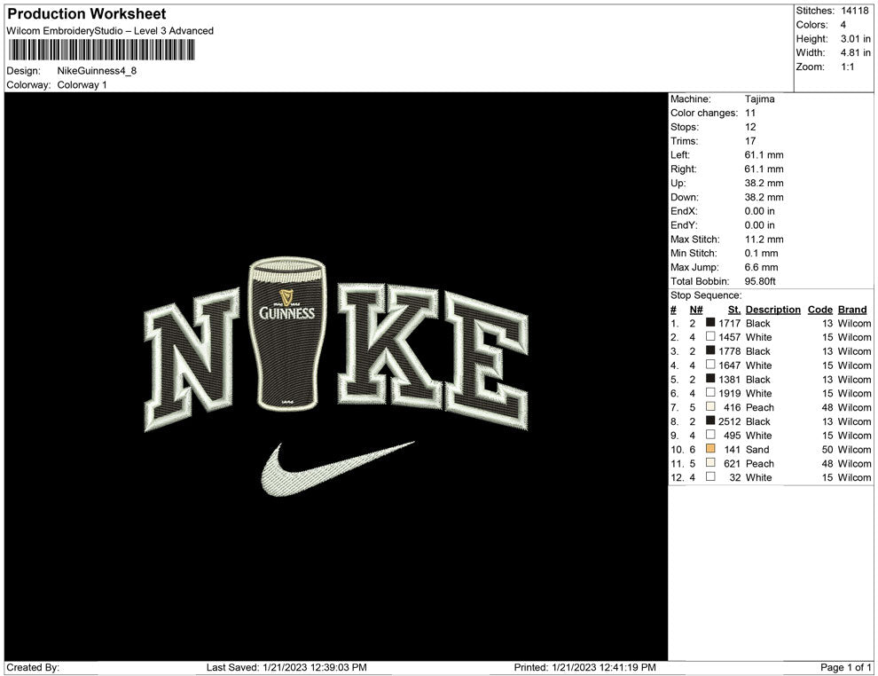 Nike Guinness