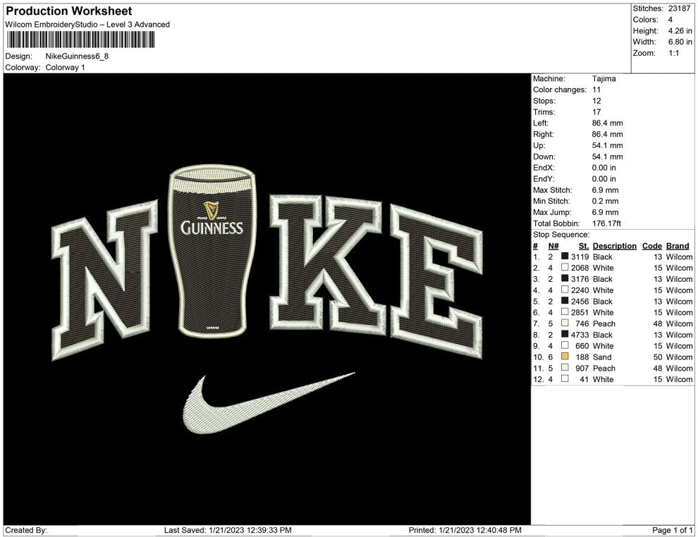 Nike Guinness