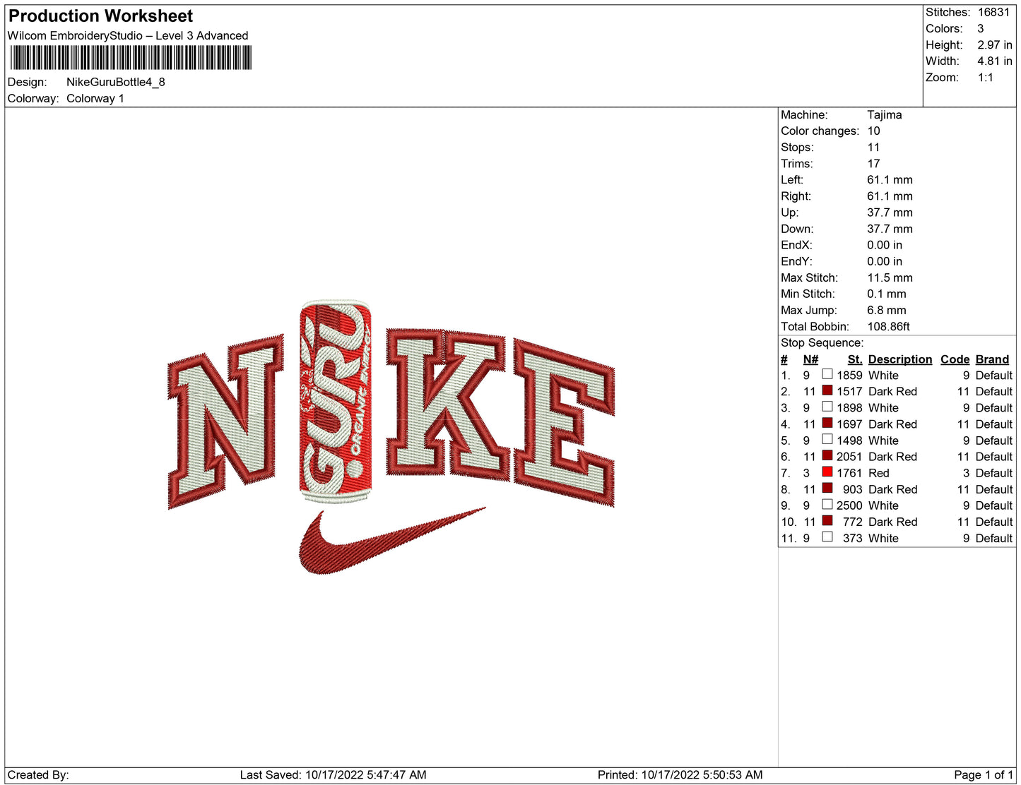 Nike Guru Bottle