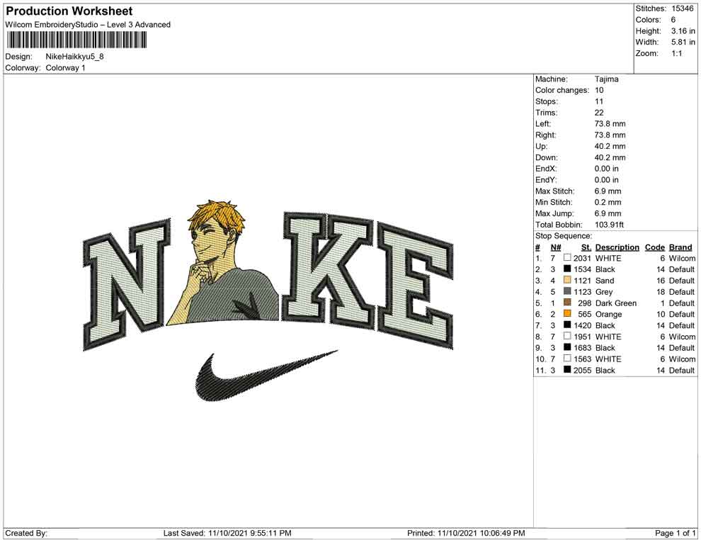 Nike Haikyuu