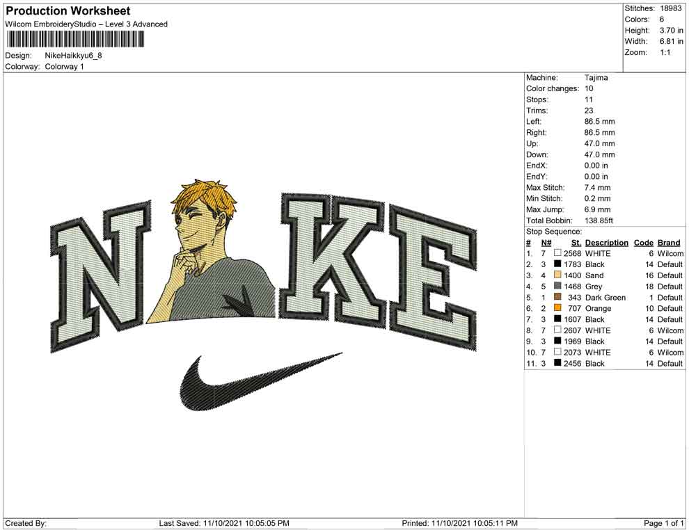 Nike Haikyuu