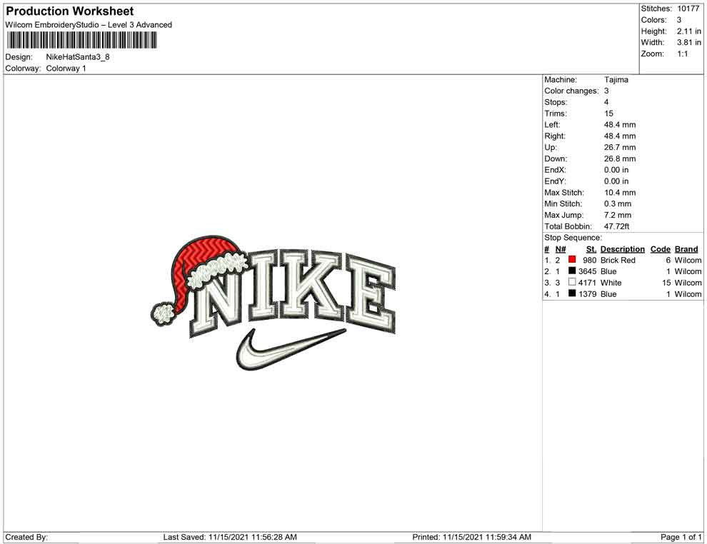 Nike Hat Santa
