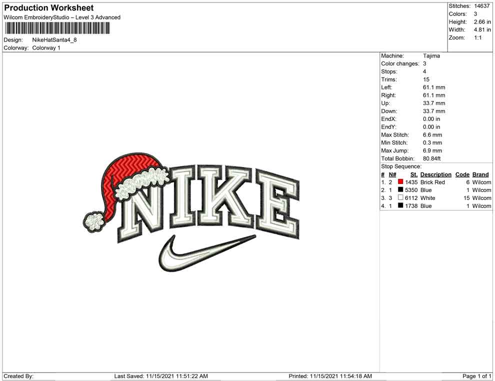 Nike Hat Santa