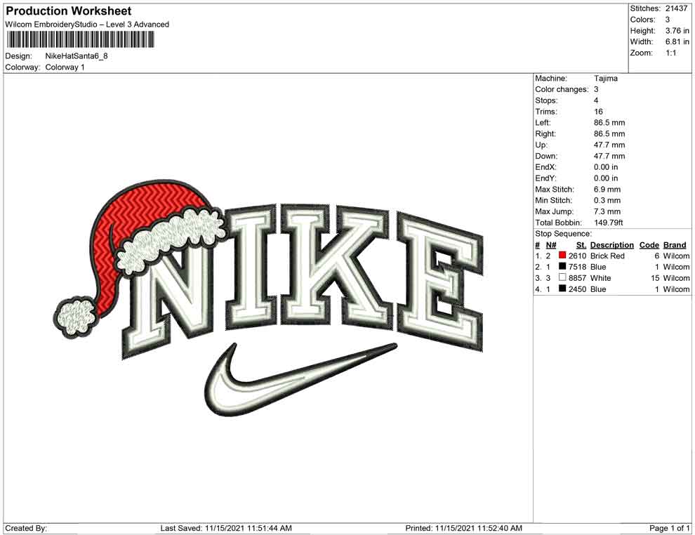 Nike Hat Santa