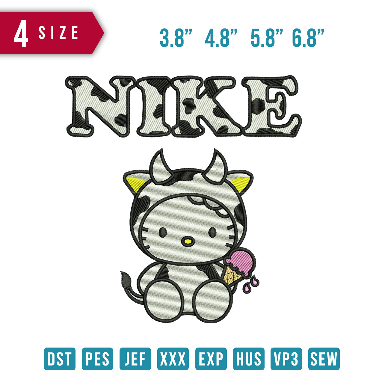 Nike Hello kitty cow – Embrobuy