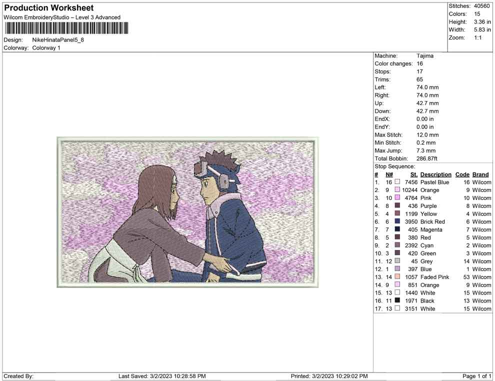 Naruto and Hinata Panel
