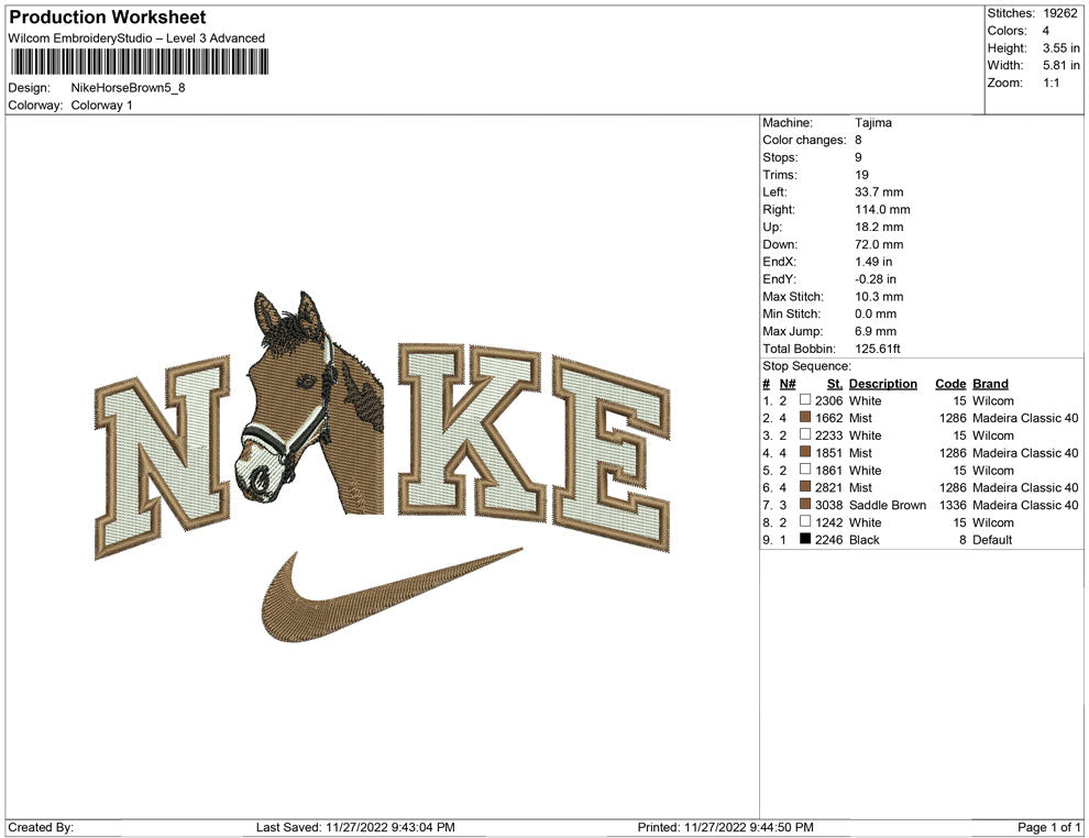 Nike Horse Brown