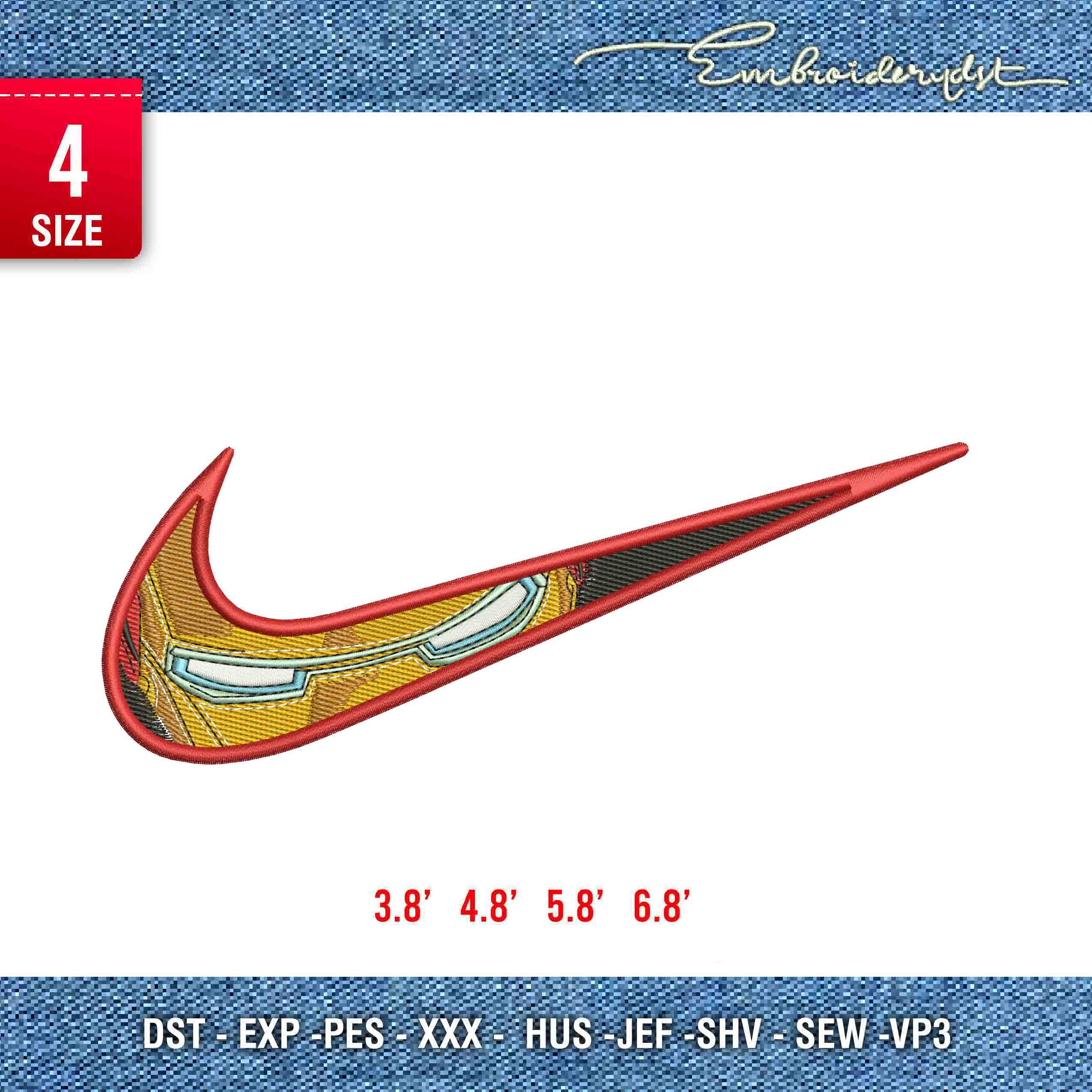 Swoosh eye iron man Embrobuy