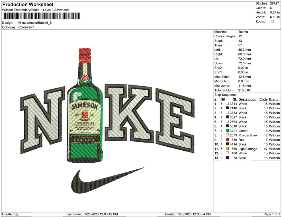 Nike Jameson Bottle