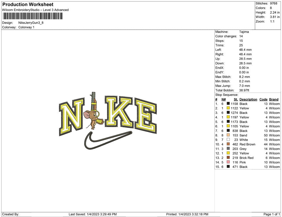 Nike Jerry Gun