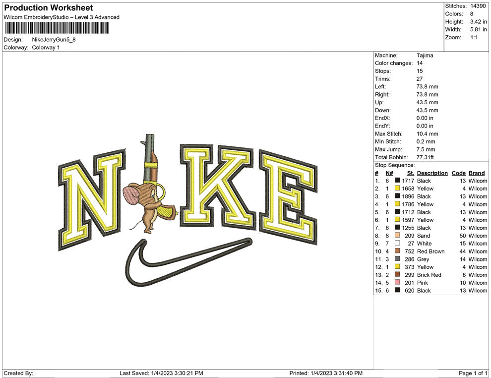 Nike Jerry Gun