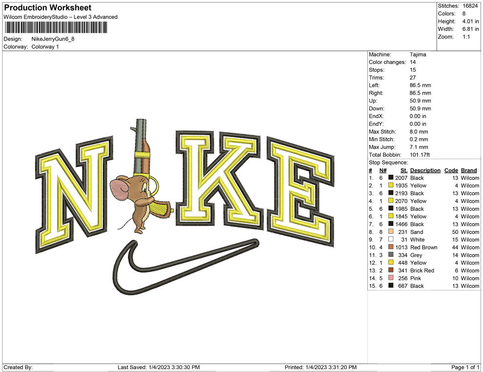 Nike Jerry Gun