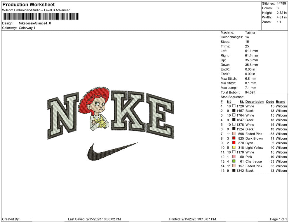 Nike Jessie Glance