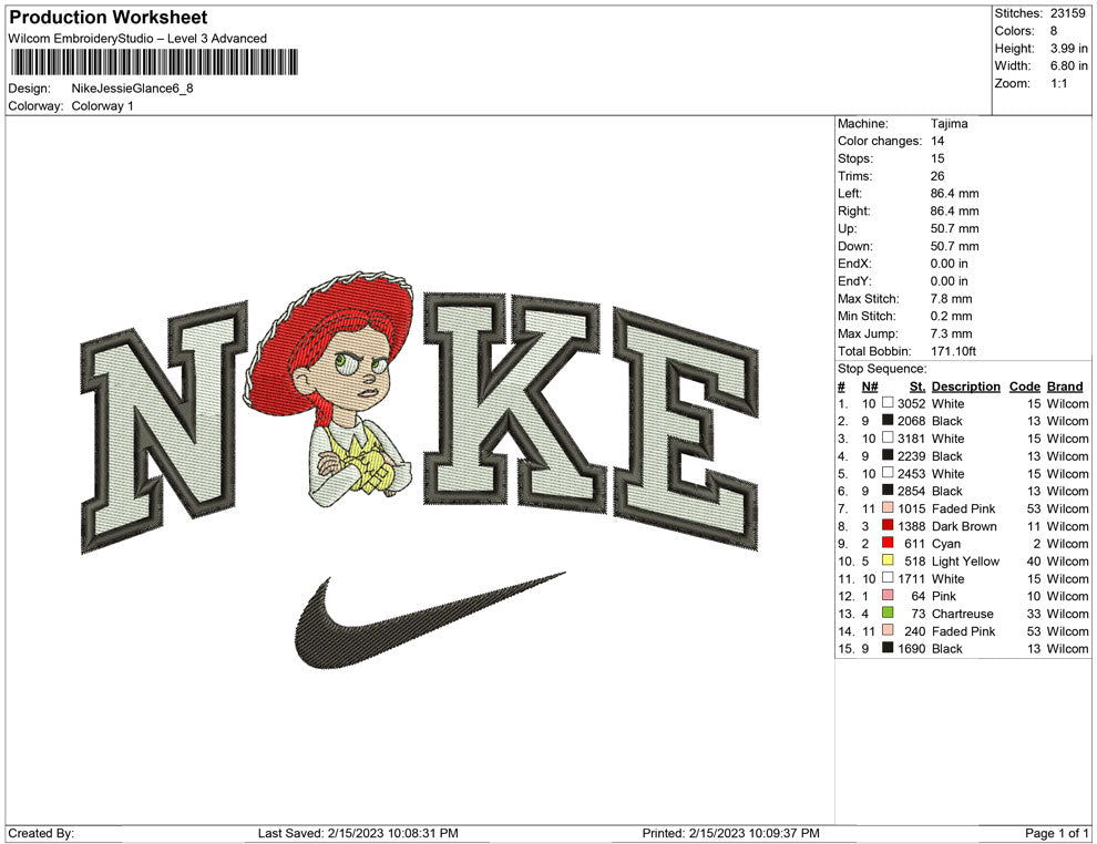 Nike Jessie Glance